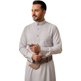 AlHelo Thobe White - ثوب الحلو ابيضّ