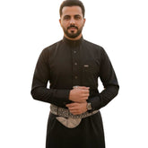 AlHelo Thobe Black - ثوب الحلو اسود