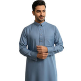 AlHelo Thobe Sky blue- ثوب الحلو سماوي