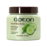 Odeon Scrub- Cucumber & Mint- كريم فرك الجسم