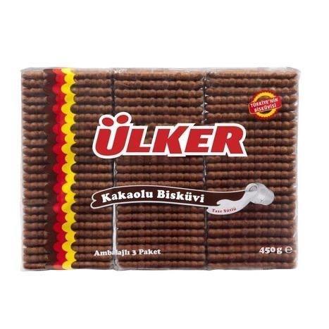 Ulker Cocoa Tea Biscuits 3Pk - Grocery