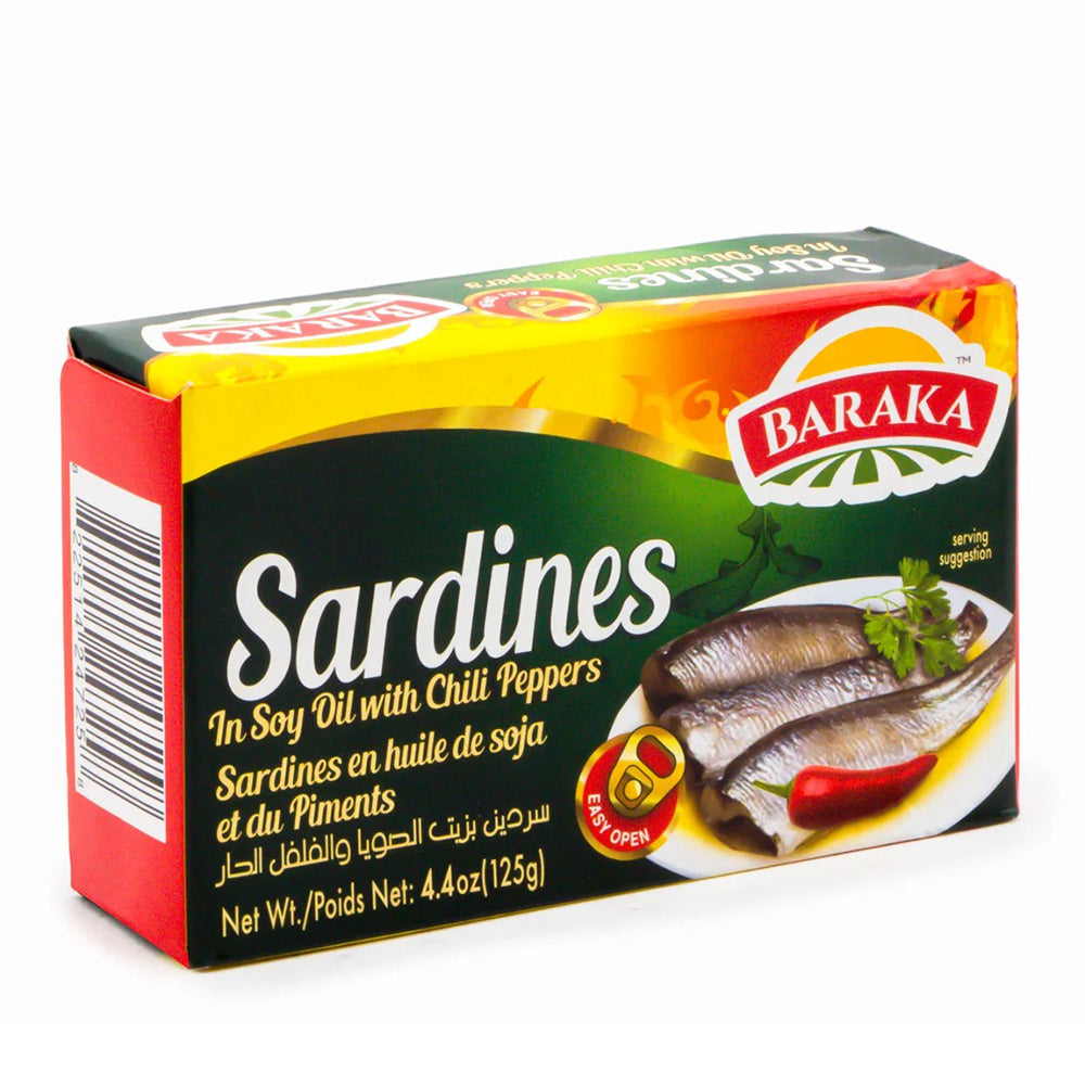 Baraka- Sardines in Soy Oil with Chili Peppers