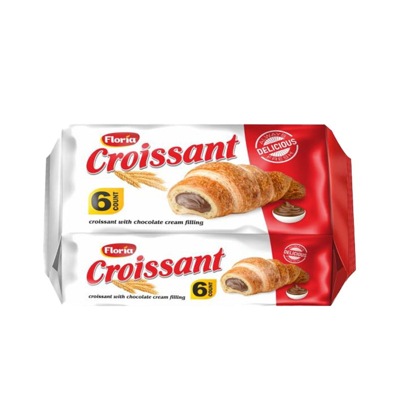 Floria Chocolate Croissant 6pk-  كروسان بالشوكلاته