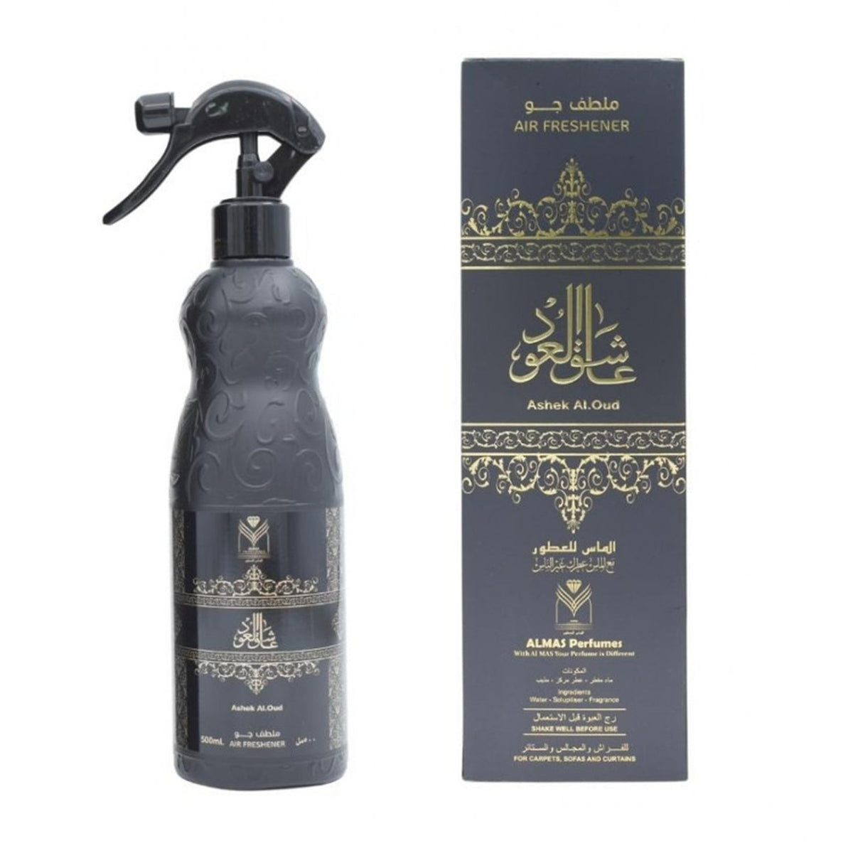 Ashek Al Oud Freshener -500 Ml -