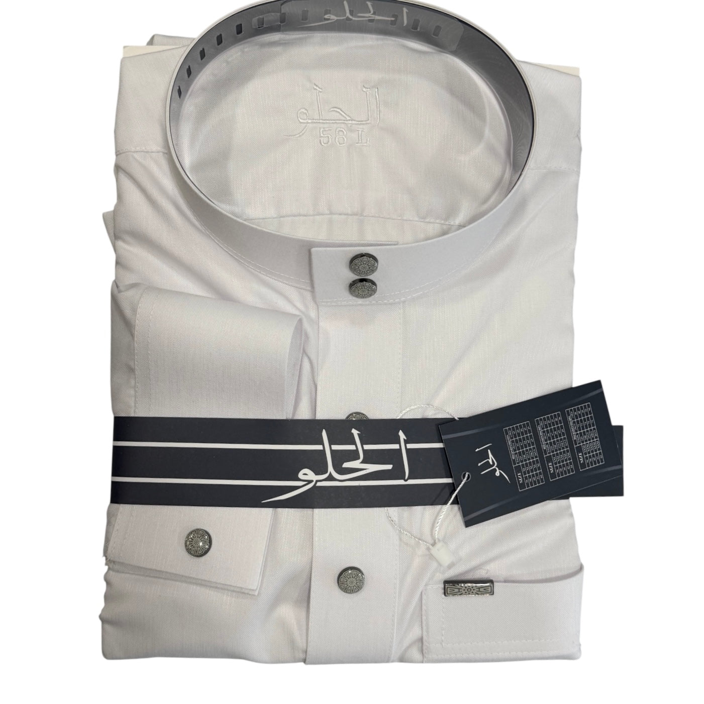 AlHelo Thobe White -     ثوب الحلو ابيضّ