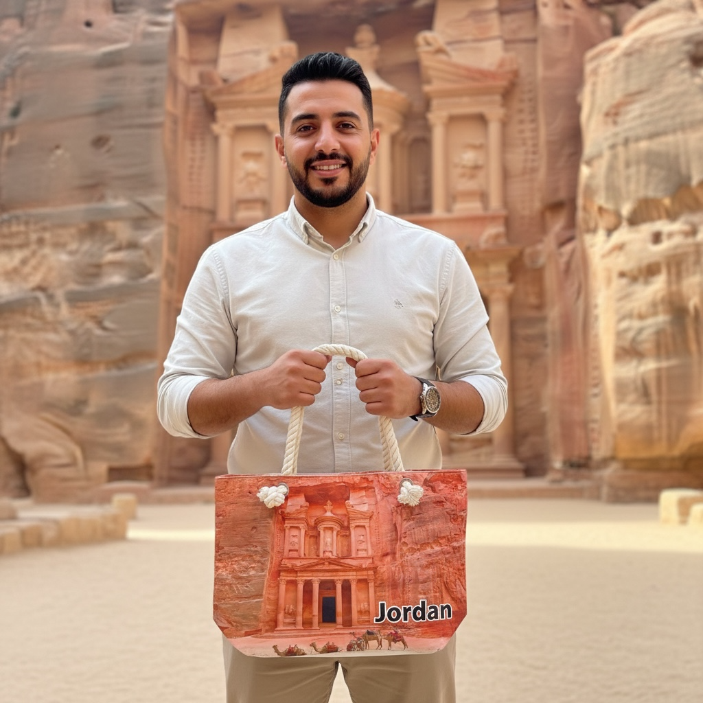 Jordan Shoulder Bag - شنطة الاردن