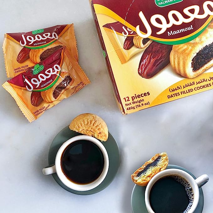 Mamol Maamoul Cookies -12 Pcs - Grocery
