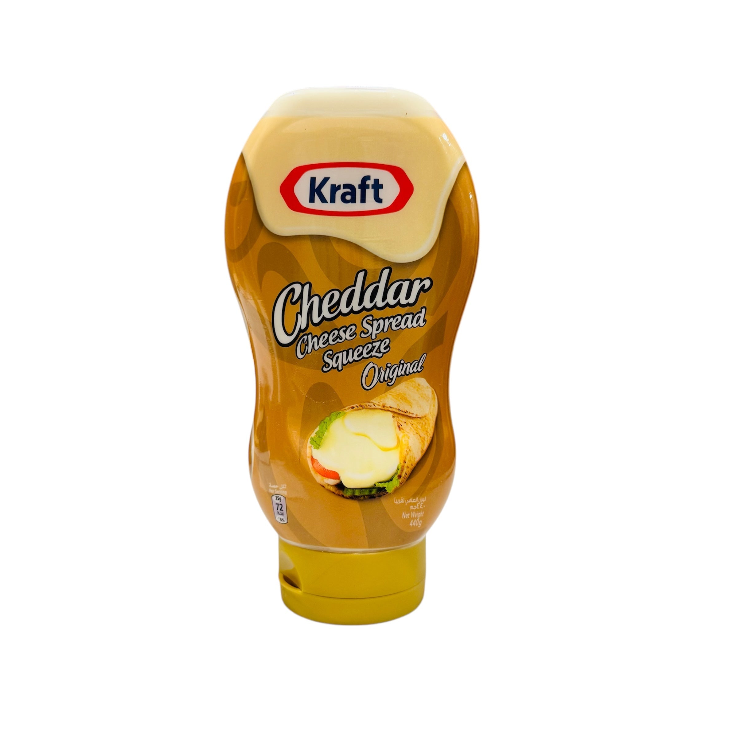 Kraft Cheddar Cheese Spread Squeeze (Original) 440g