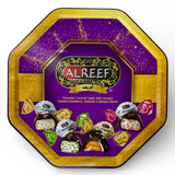 Alreef chocolate covered candy with coconut and caramel-   حلوى مغطاه بالشكولا والكراميل والمكسرات والفراوله