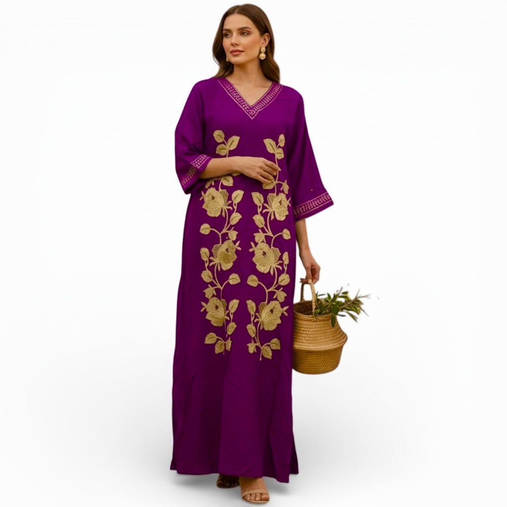 Embroidered Jalabiah  - جلابية مطرزة