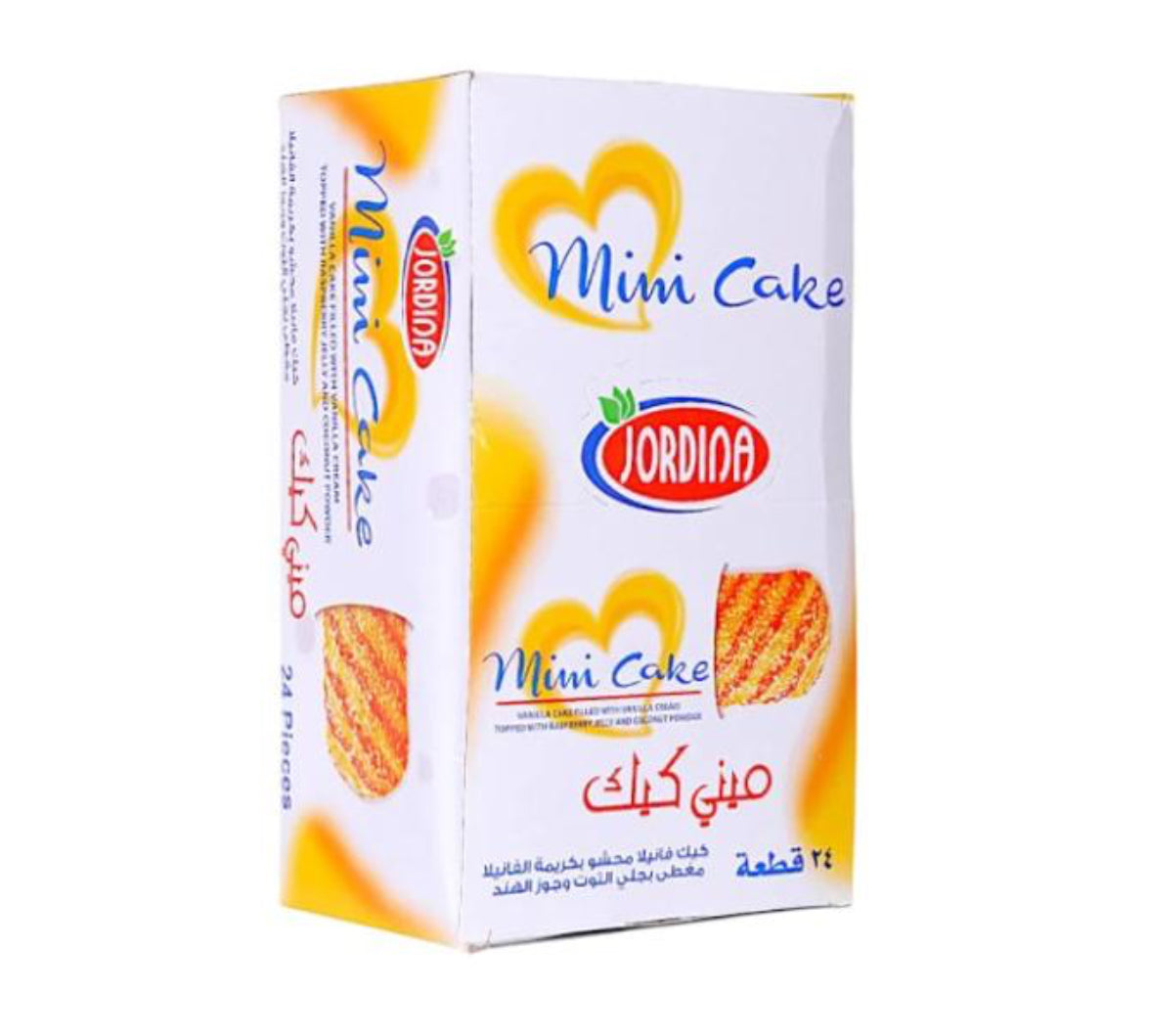 Mini Cake Jordina 24 pk -  ميني كيك بالفانيلا جوردنيا