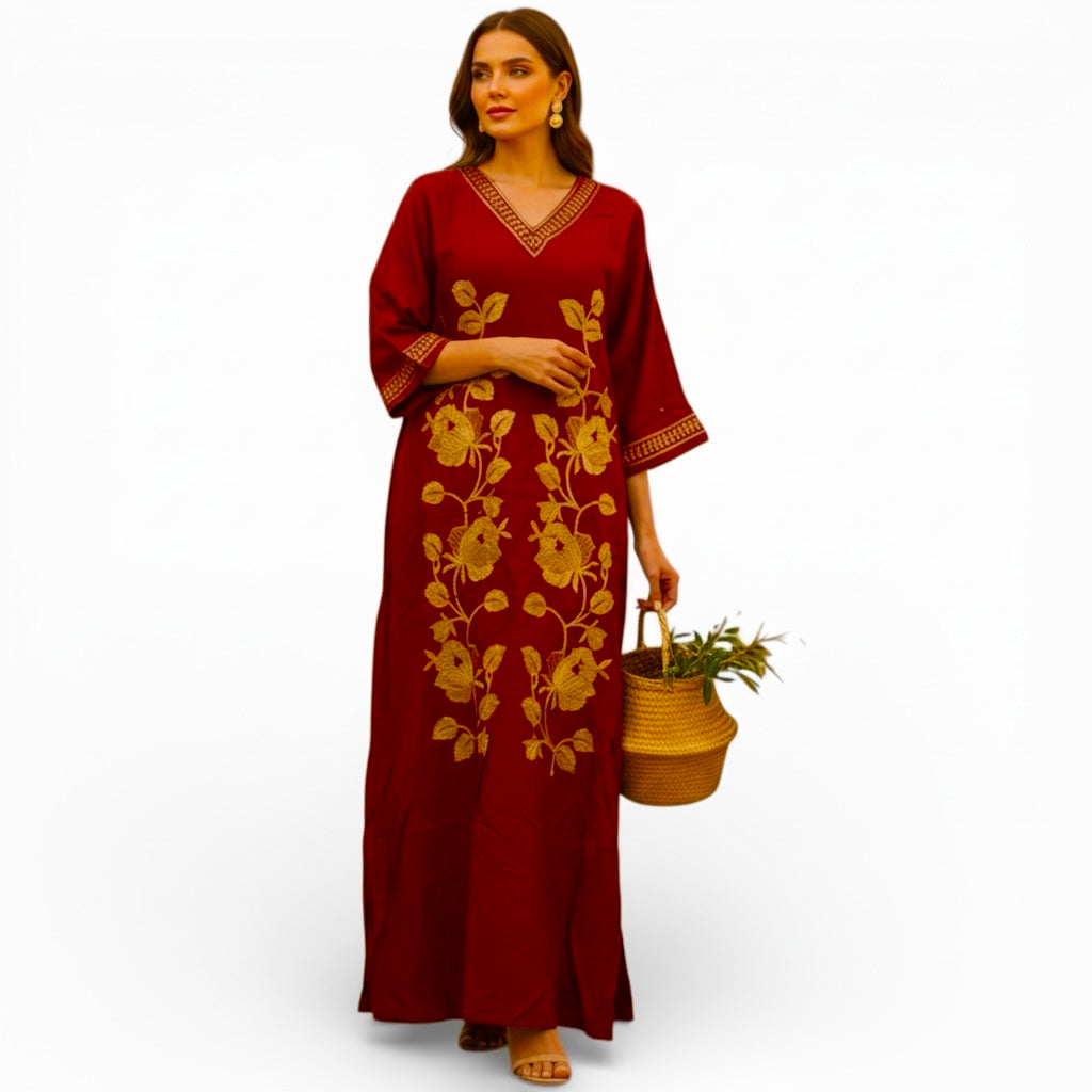 Embroidered Jalabiah  - جلابية مطرزة