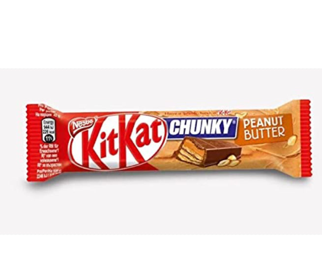 KitKat chunky peanut butter  -  شوكلاتة كيتكات