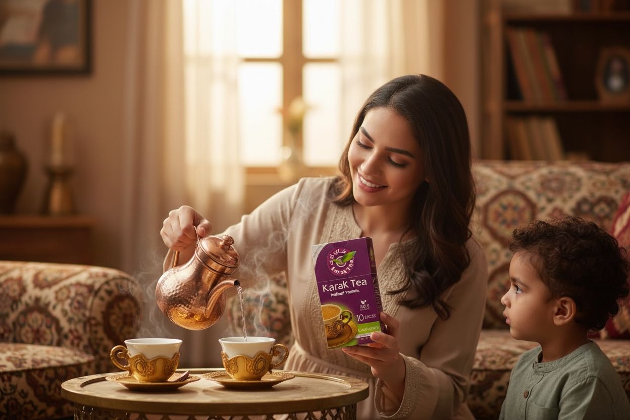 Karak Tea Cardamom Unsweetened -  كرك بالهيل غير محلّى