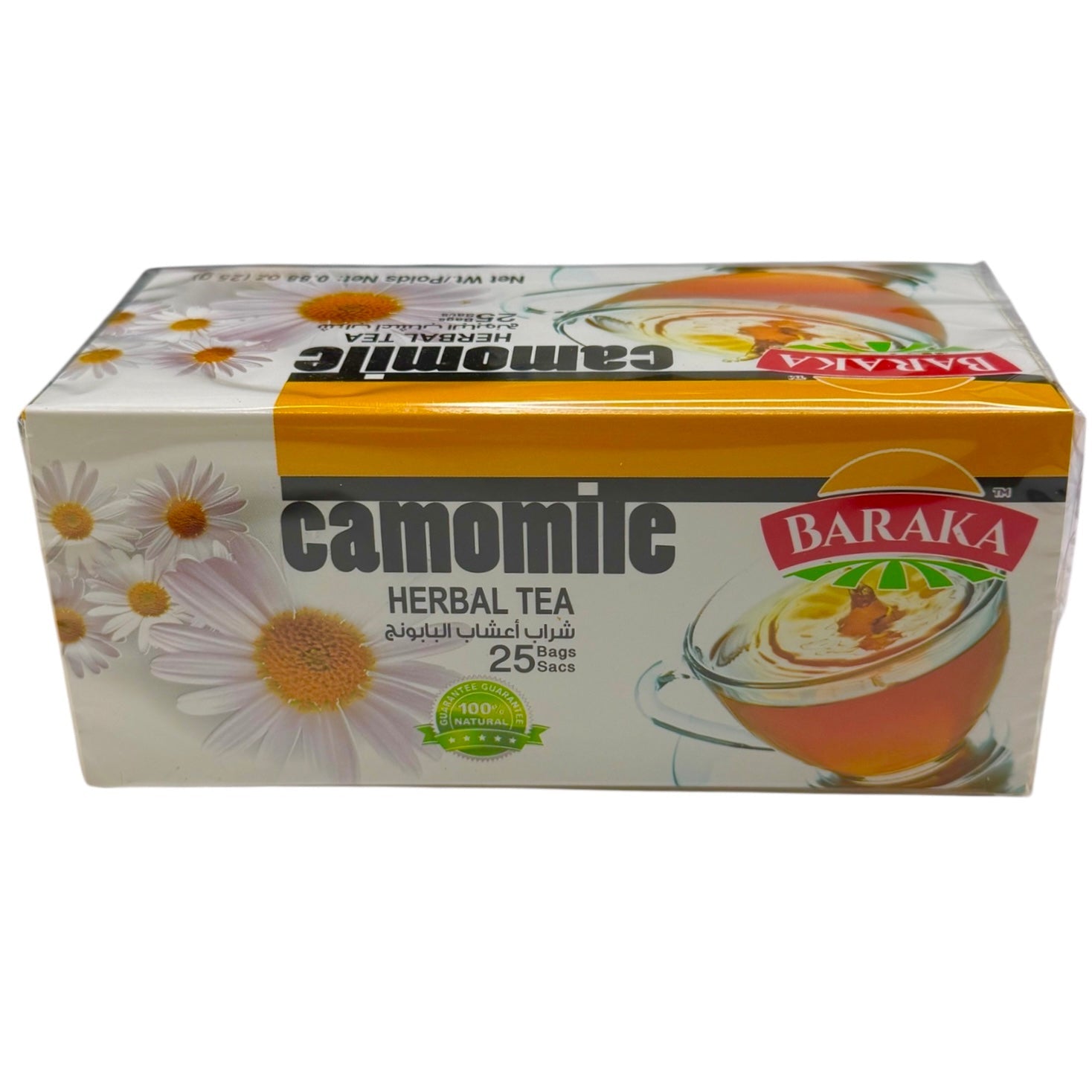 Baraka Camomile Herbal tea  25 bags شراب أعشاب البابونج