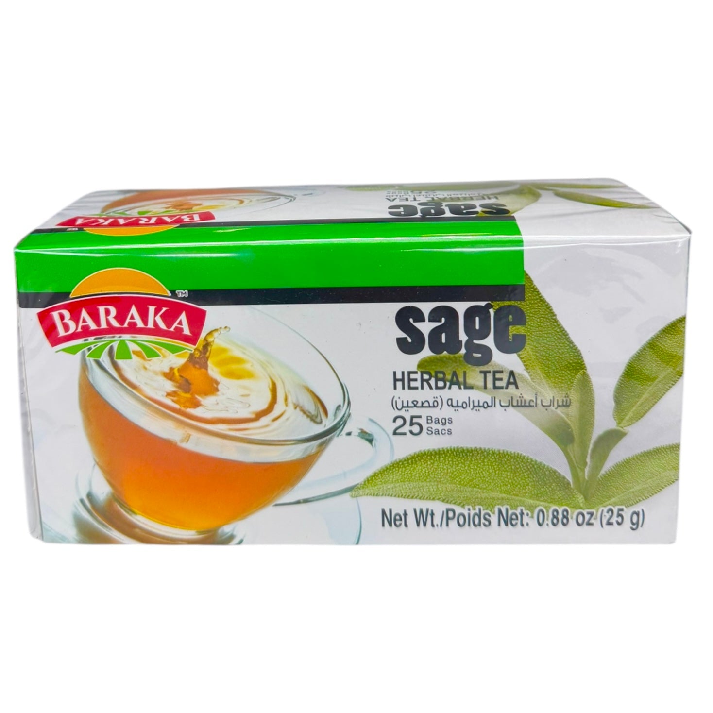 Baraka Sage Herbal tea  25 bags شراب أعشاب المراميه