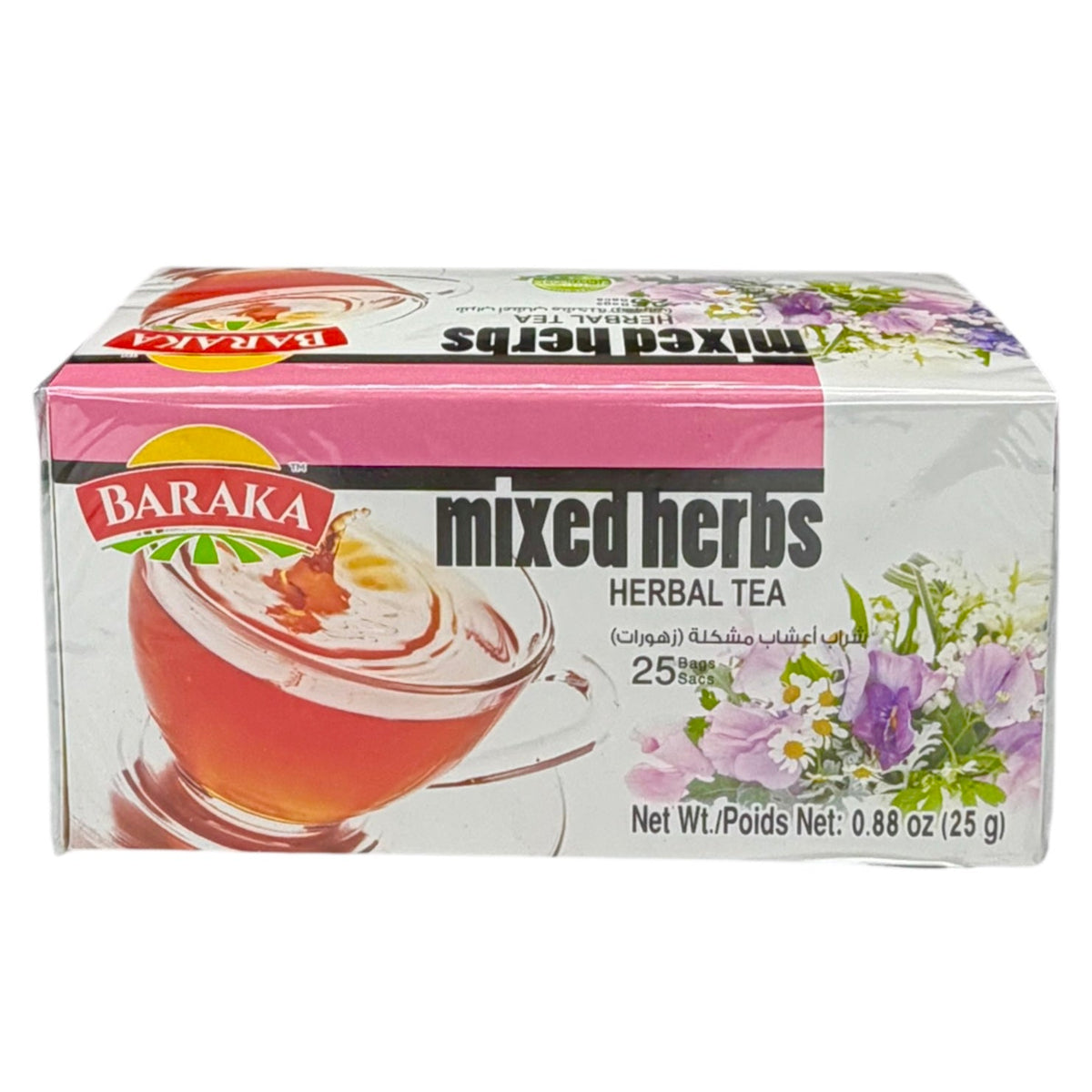 Baraka Mixed herbs Herbal tea  25 bags شراب أعشاب مشكلة (زهورات)