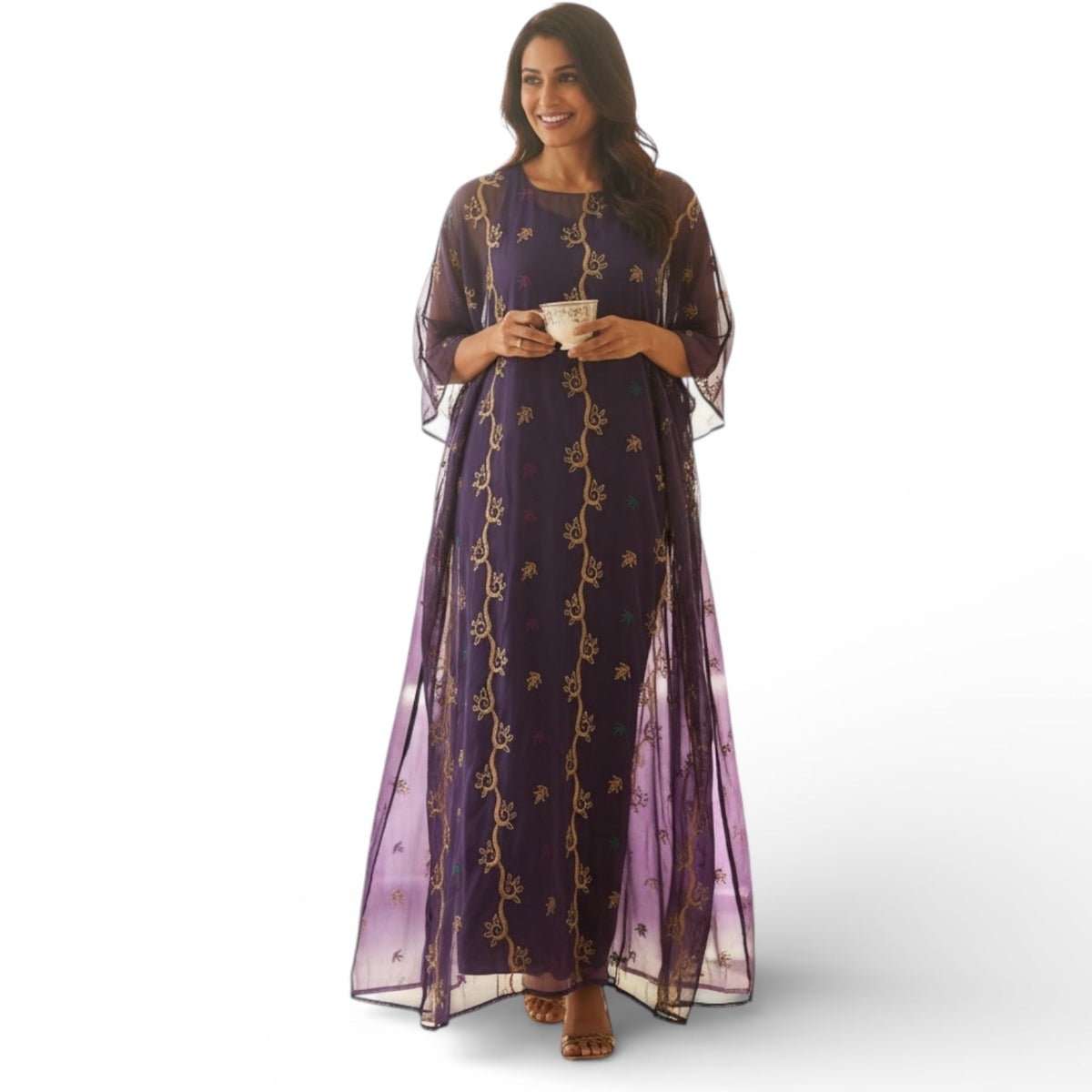 Rahaf Daraa Lace 2 pcs- El22 دراعة رهف