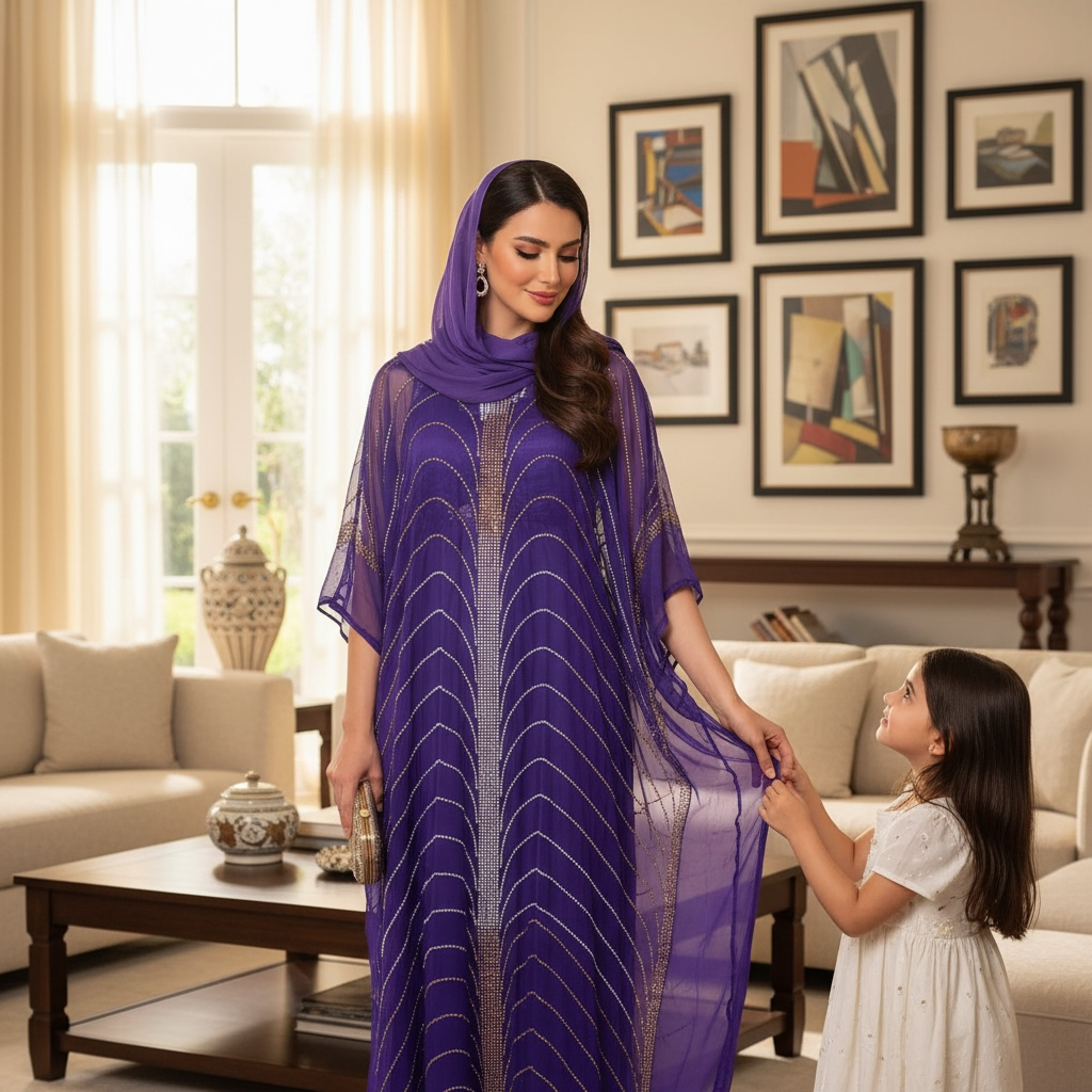 Daraa Lace 2 pcs- El23 دراعة