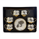 Turkish Coffee Cups Set 6 pcs  - طقم فناجين قهوة تركية