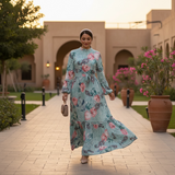 Patterned Turkish Dress - فستان تركي منقوش