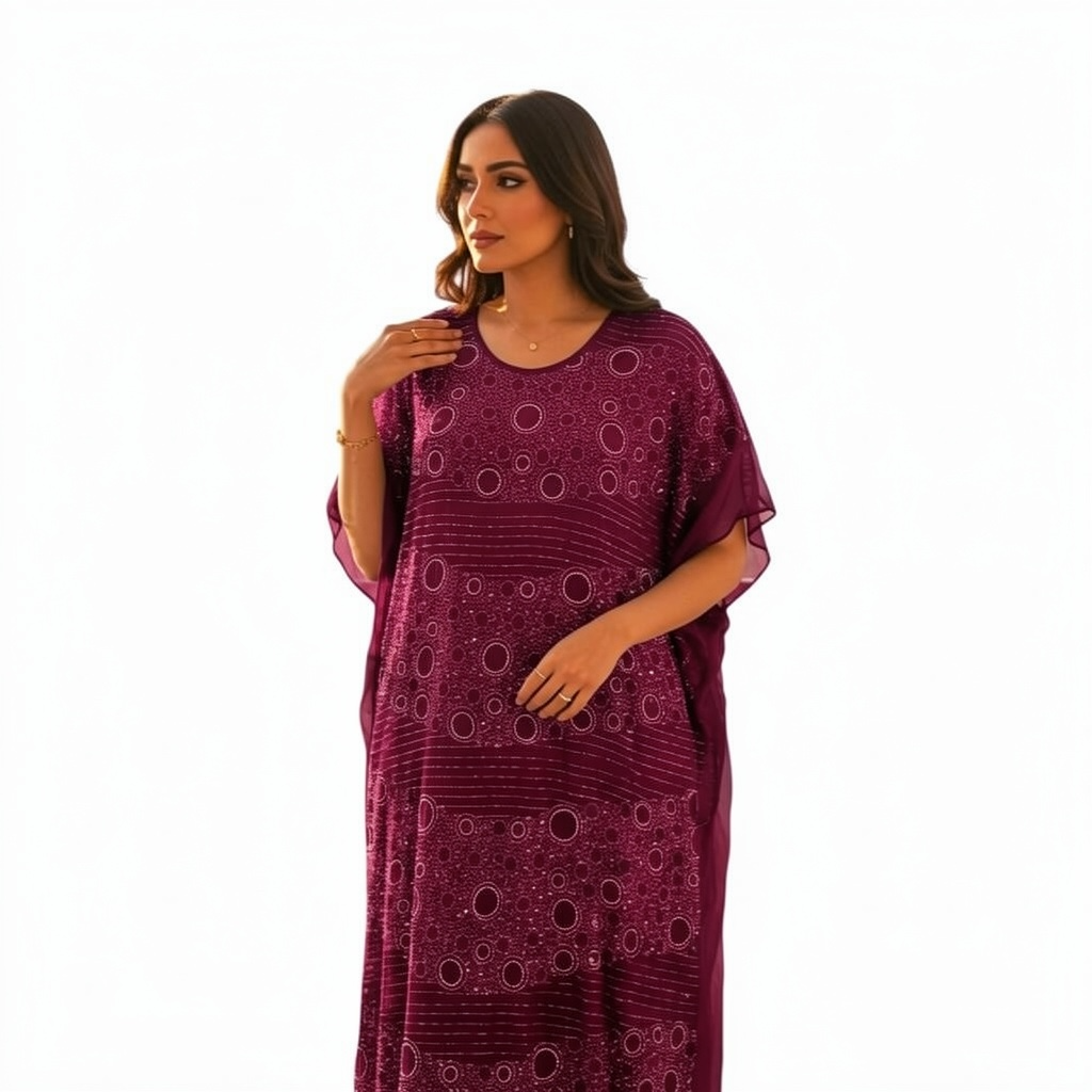 Women Dera' -2 Pieces - WD020 -  درع فاخر مطرز كريستال