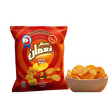 Noman Potato Chips -  بطاطس نعمان بنكهة الفلفل الحار ويفي