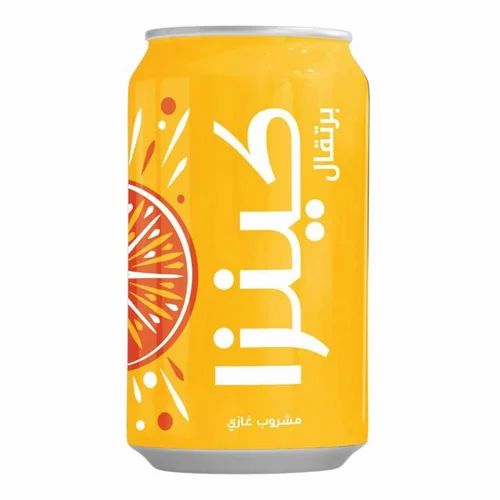 كينزا برتقال مشروب غازي - KINZA ORANGE Carbonated Drink - 330 ml
