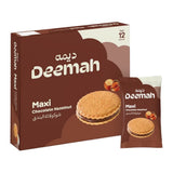 Deemah Maxi Chocolate Hauzelnut 12pk- ديمة ماكسي شوكولاتة البندق