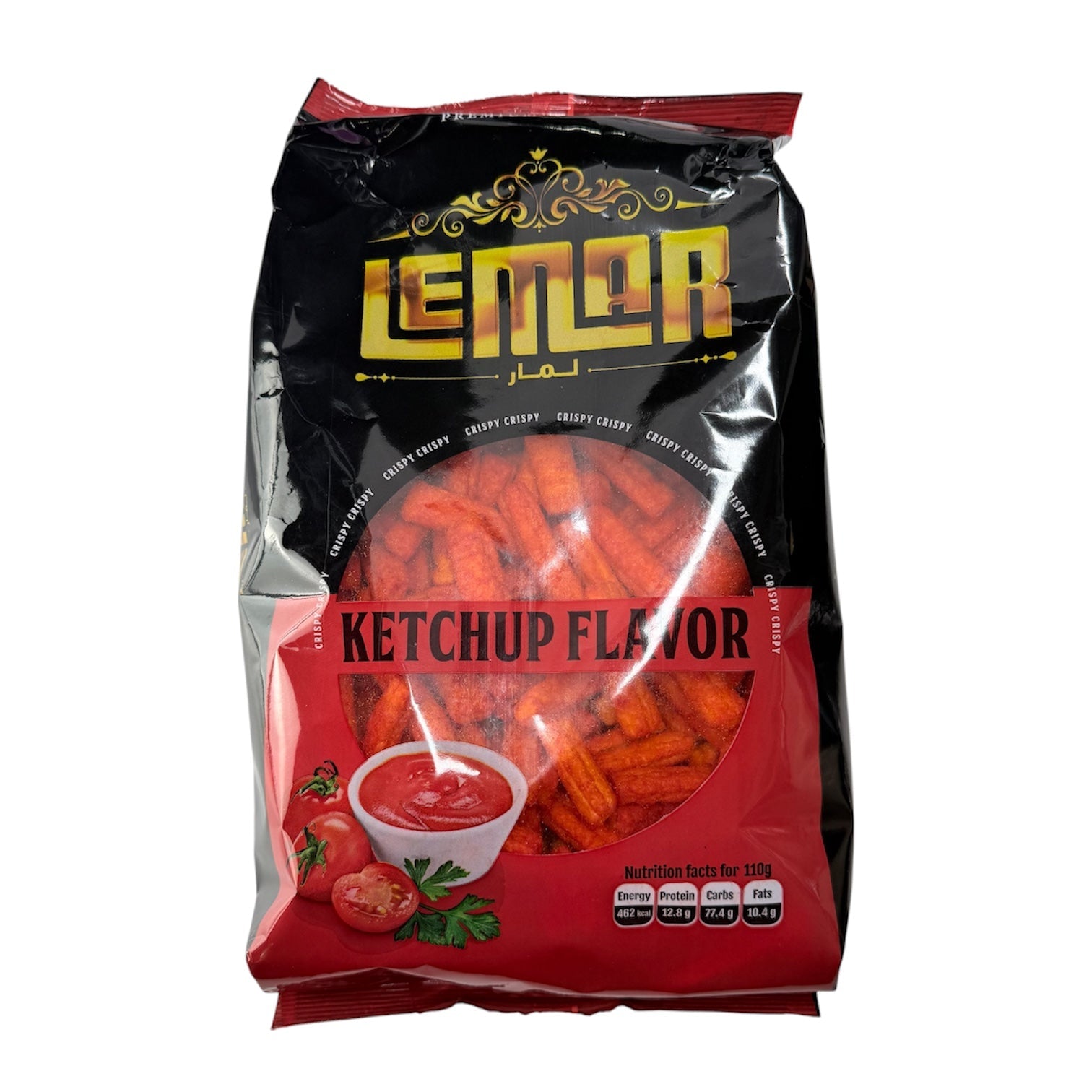 Lemar crispy fingers ketchup flavor -400 G-  لمار مقرمشات  أصابع الكاتشب