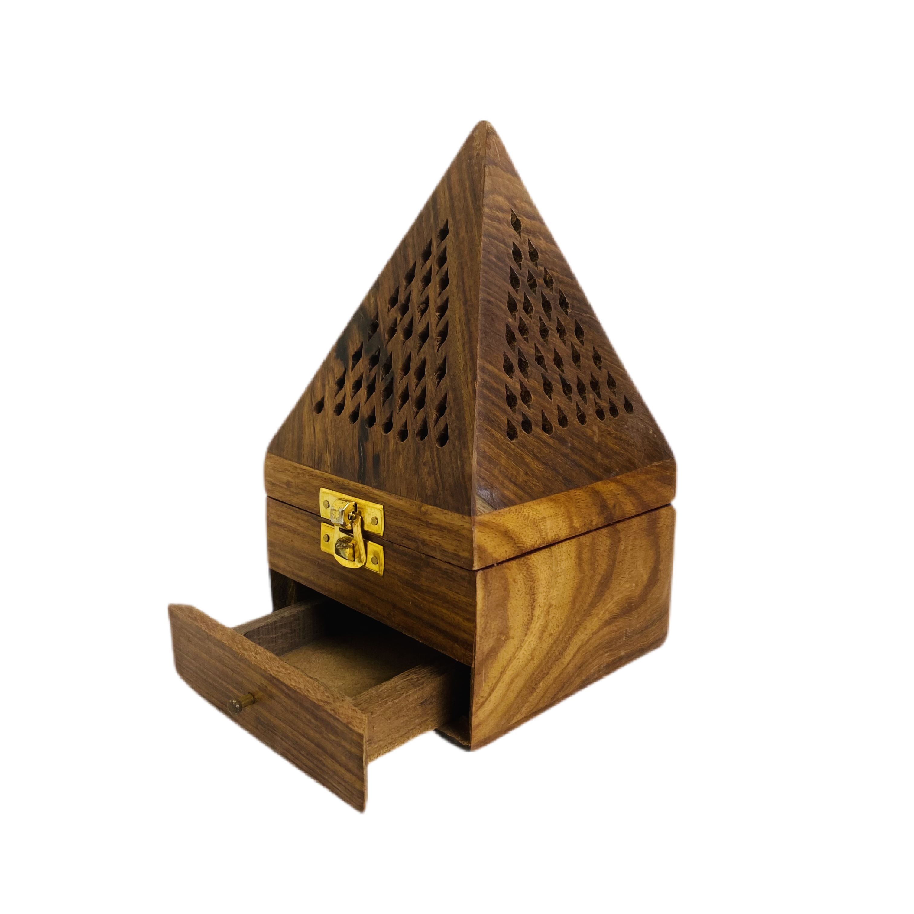 Handmade Wooden Mabkharah -Incense Burner-