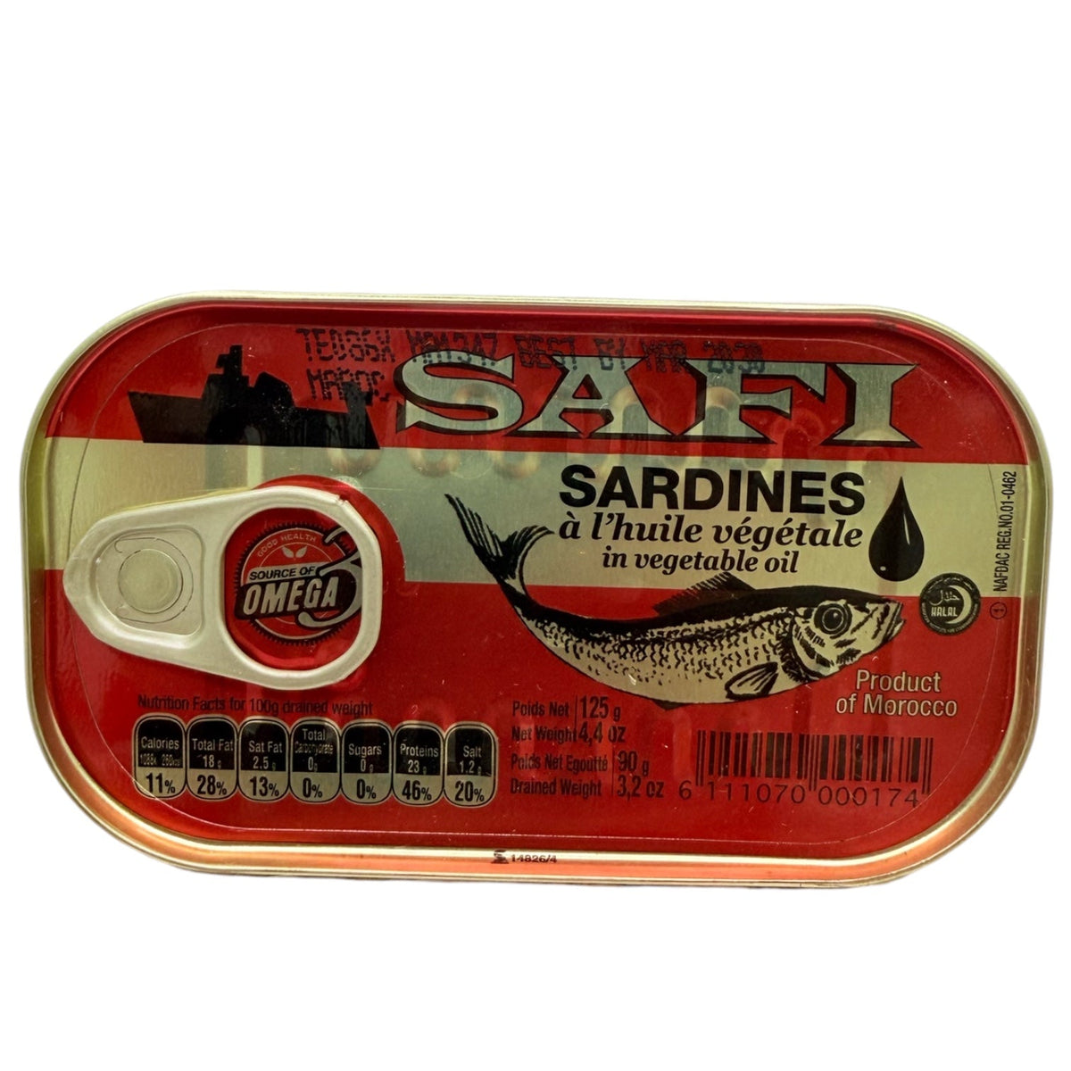 Safi - Sardines In Vegetable Oil 125g