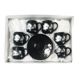 Turkish Coffee Cups Set 12 pcs - K2 - طقم فناجين قهوة تركية