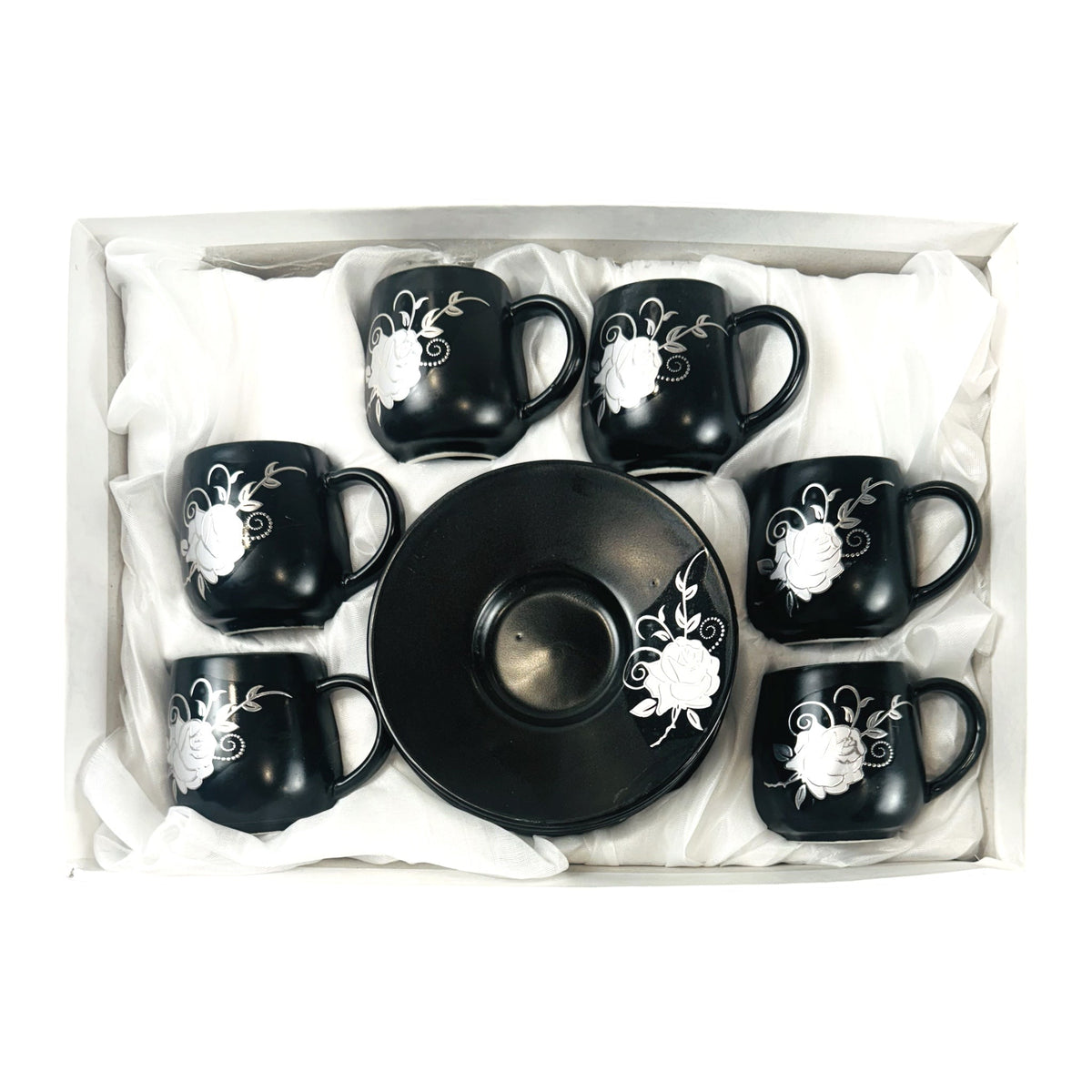 Turkish Coffee Cups Set 12 pcs - K3 - طقم فناجين قهوة تركية