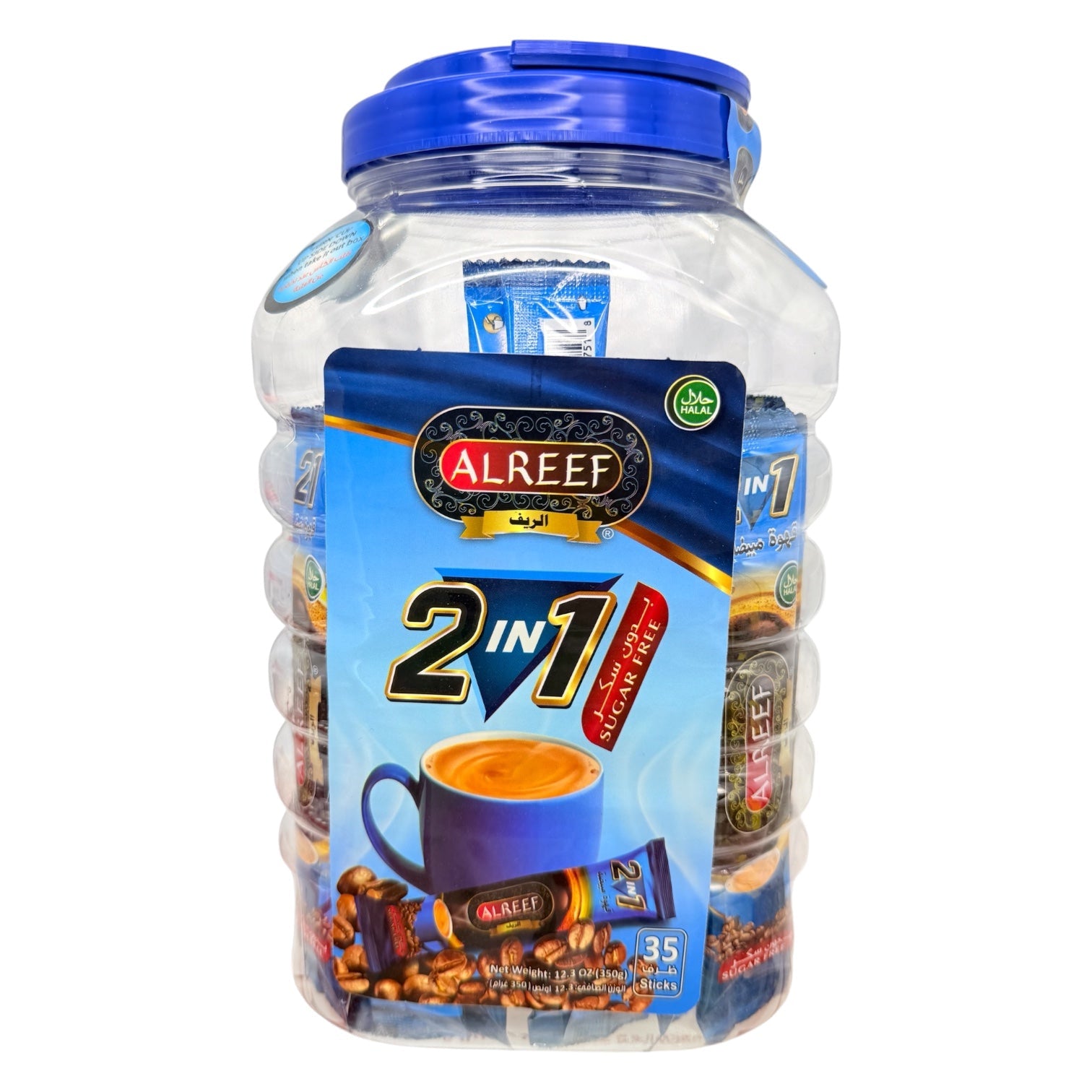 Alreef - 2 In 1 Instant coffee Sugar free 35sticks