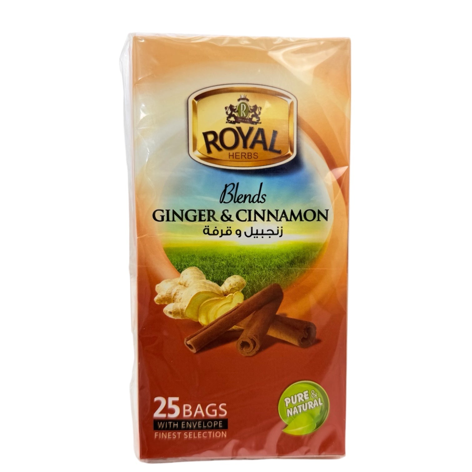 Royal - Ginger And Cinnamon Tea 25bags