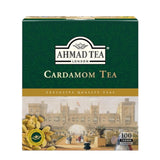 AHMED TEA LONDON , CARDAMOM TEA 100 TEA BAGS