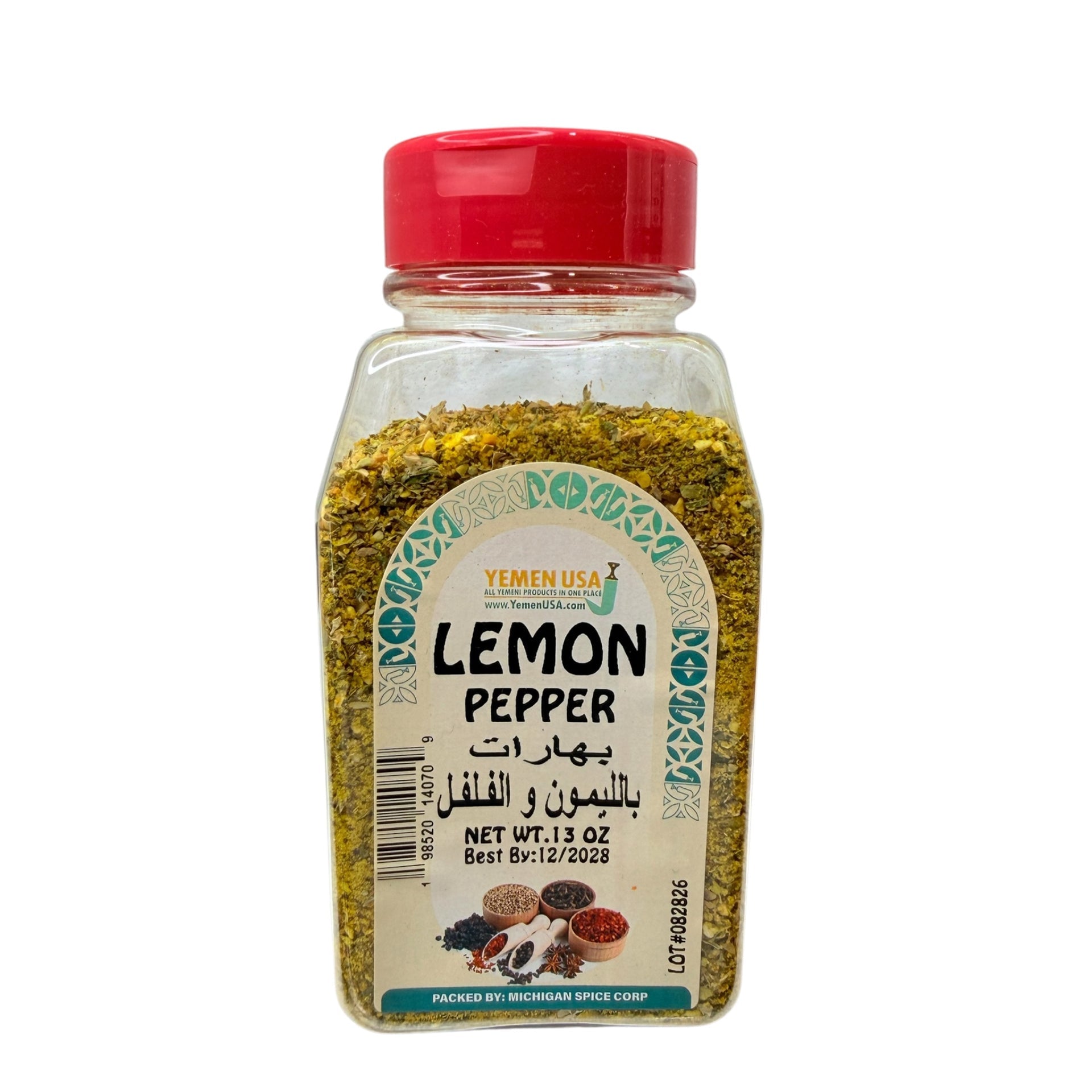 YEMEN USA - Lemon Pepper Spices 13oz