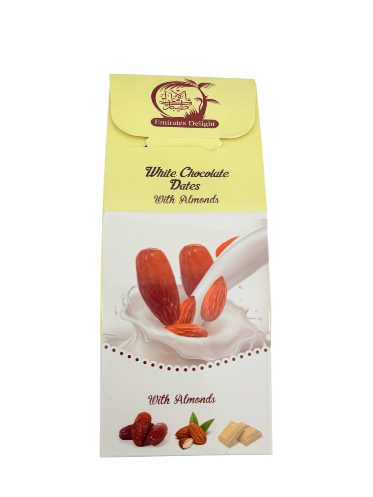 Emirates Delight White Chocolate Dates With Almonds 250g