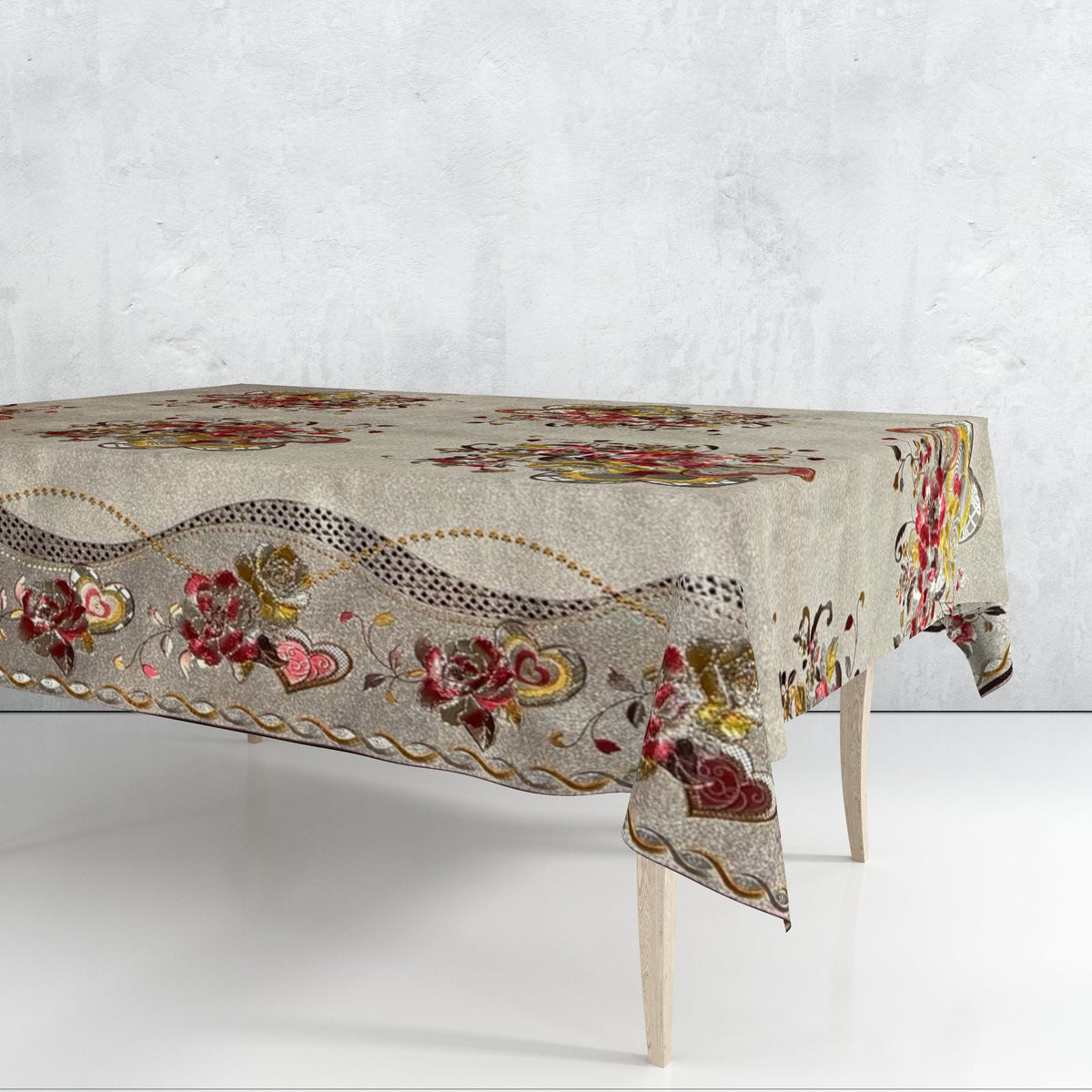 Vinyl Washable Table Cover TC06- سفرة فاينل قابل للغسل