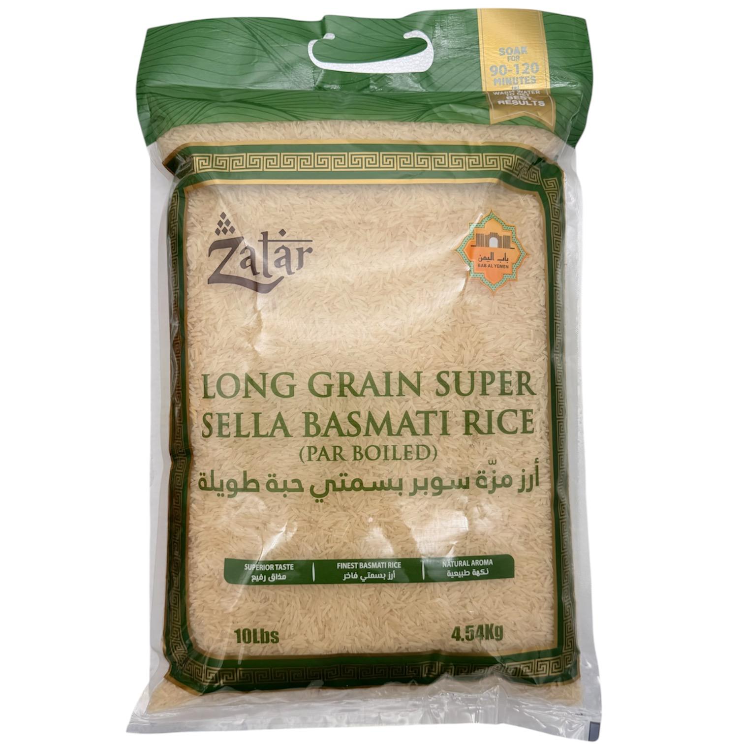 Zatar - Long Grain Basmati Sella Rice 10lb