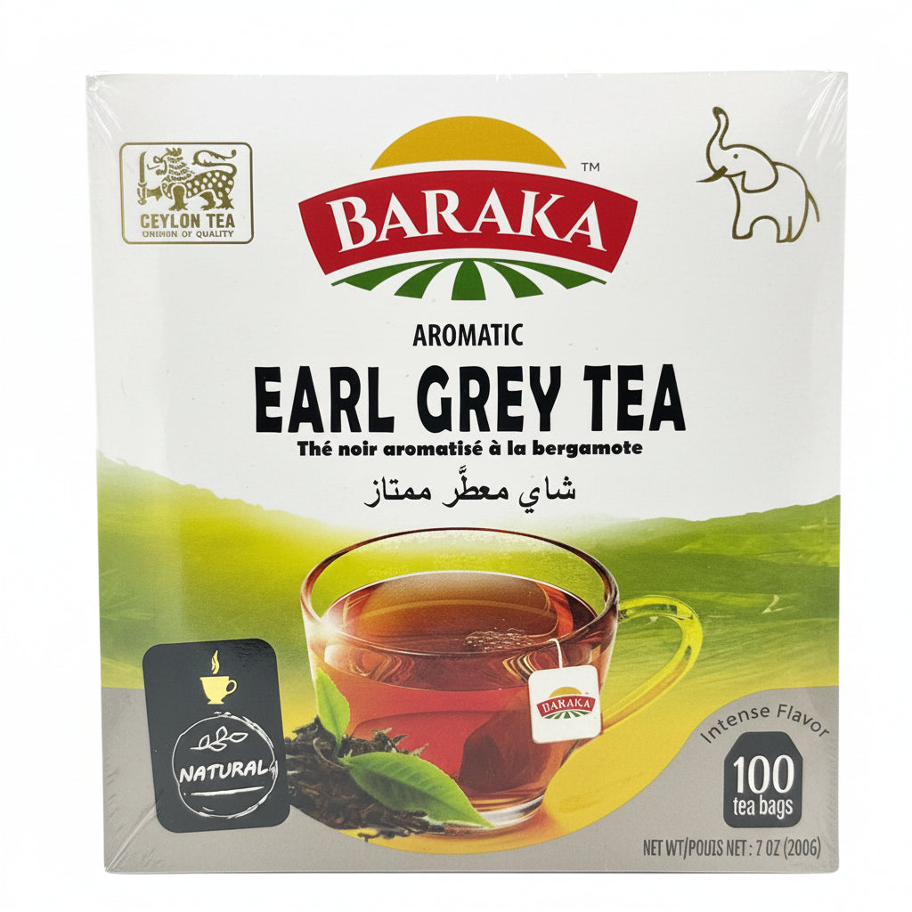 Baraka Black tea with Cardamom 100 bags شاي اسود بالهيل من البركه (Copy)