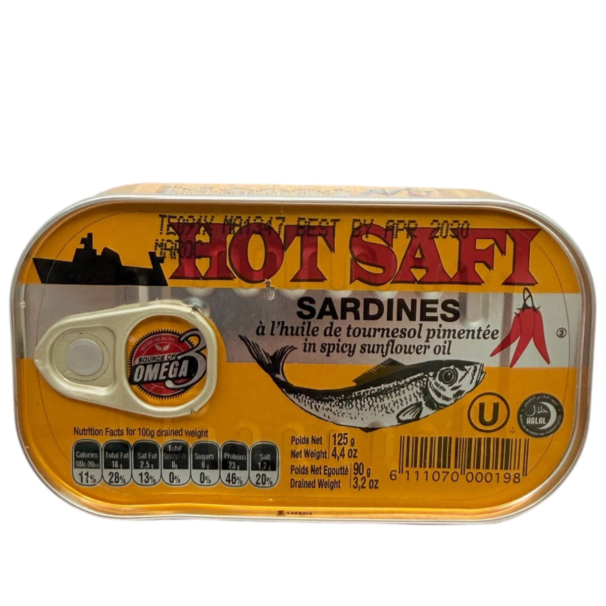 Safi - Sardines In Spicy Sunflower Oil 125g