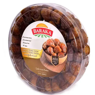 Baraka Rutab Sukari Dates - 2lb - تمر سكري رطب