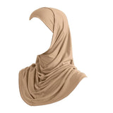 2 pc Cotton Hijab Beige