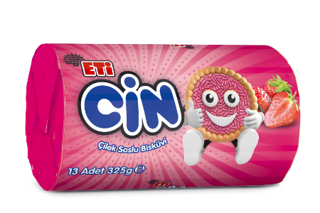 Eti Cin Strawberry Biscuits - Grocery