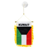 Kuwait Mini Hanging Flag