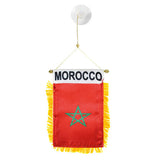 Morocco Mini Hanging Flag