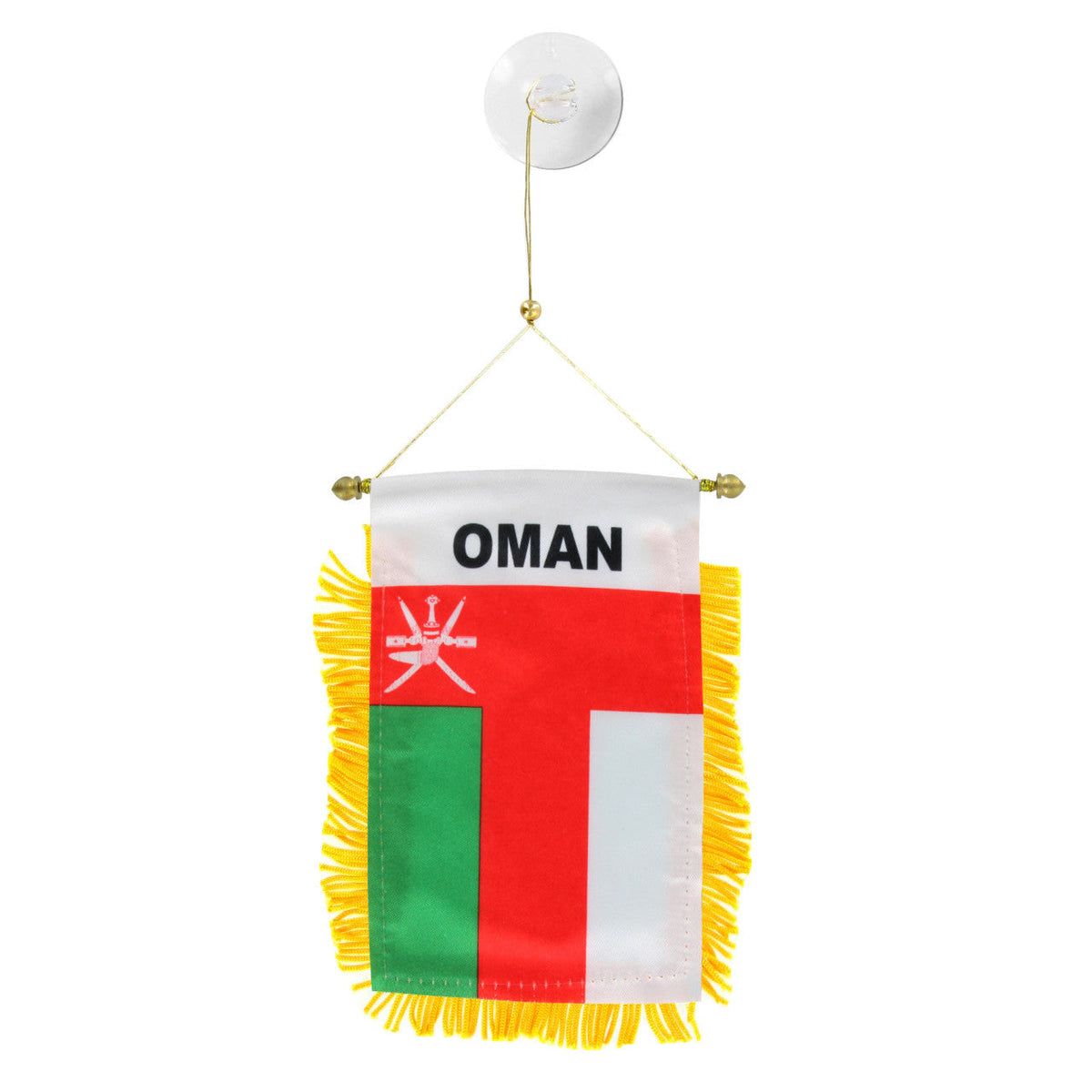 Oman Mini Hanging Flag