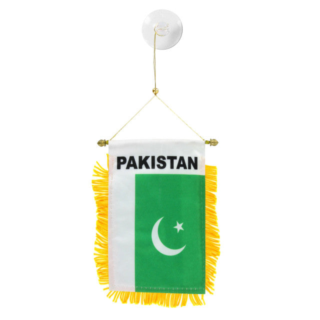 Pakistan Mini Hanging Flag